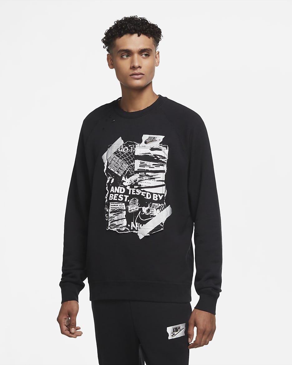 Sudadera de cuello redondo punk para hombre Nike Sportswear. Nike